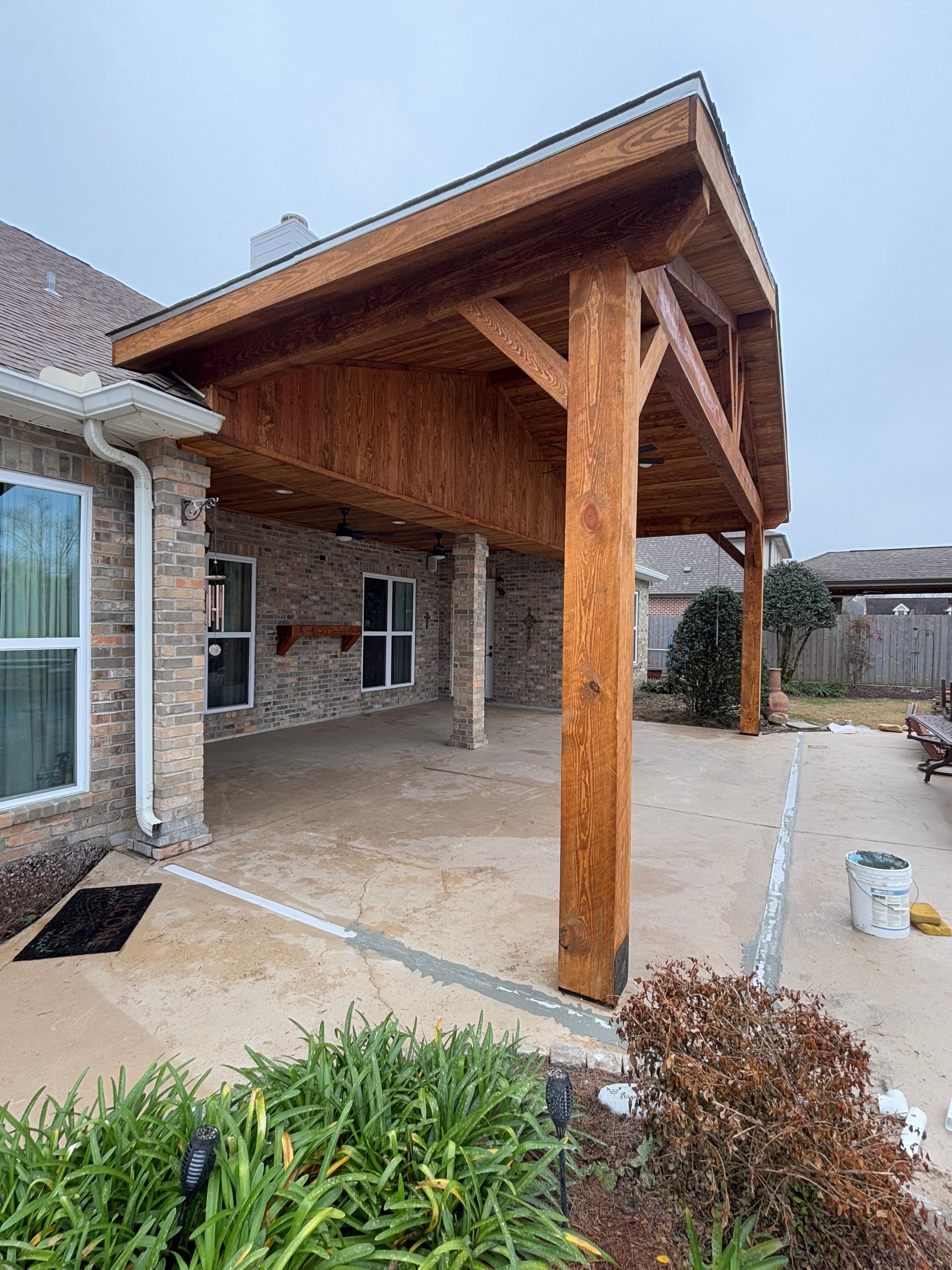 Belle Chasse Gabled Pavilion Roof Extenstion - view 8