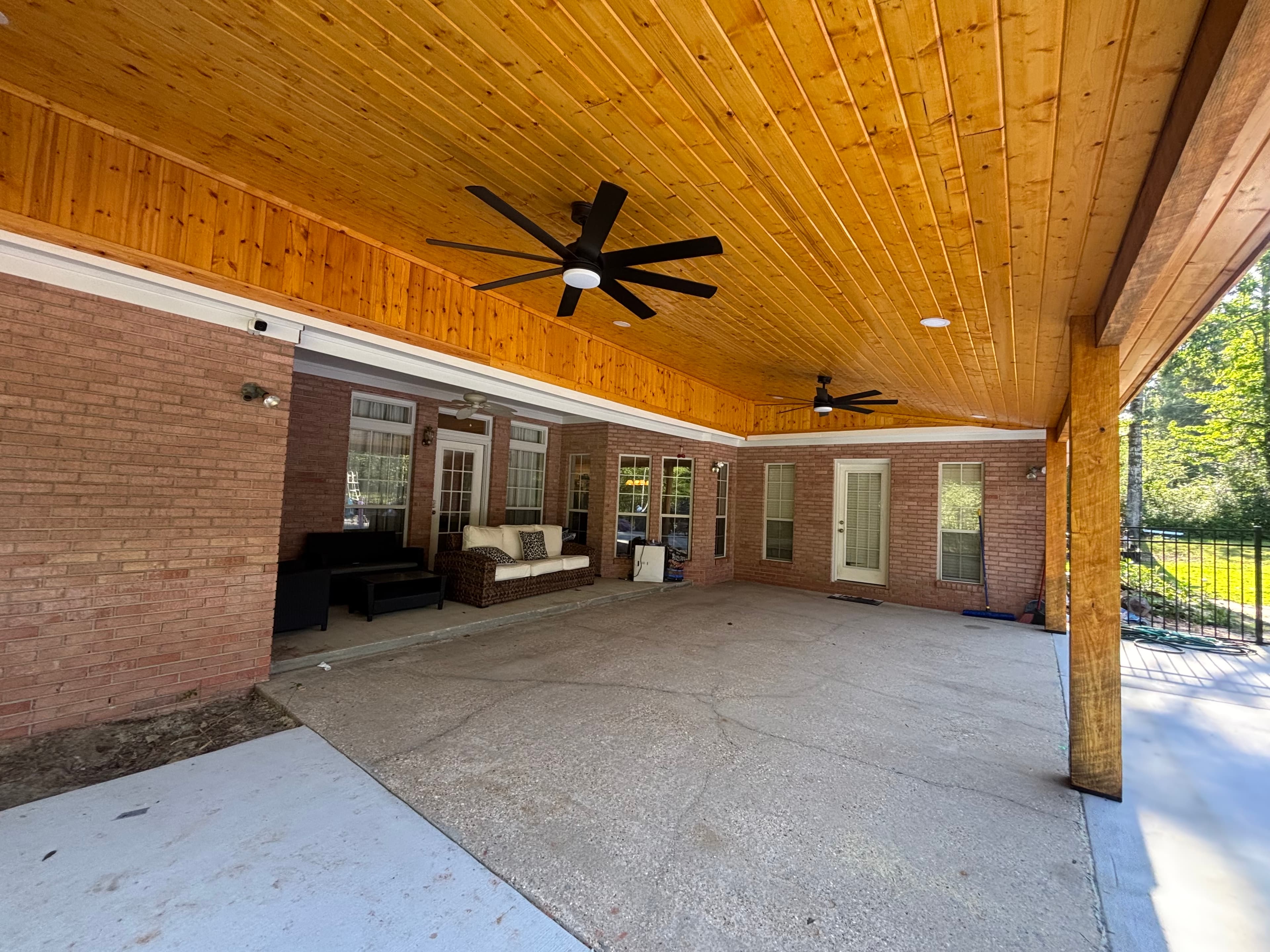 Brookhaven Ms Custom Single Slope Patio Cover - view 3