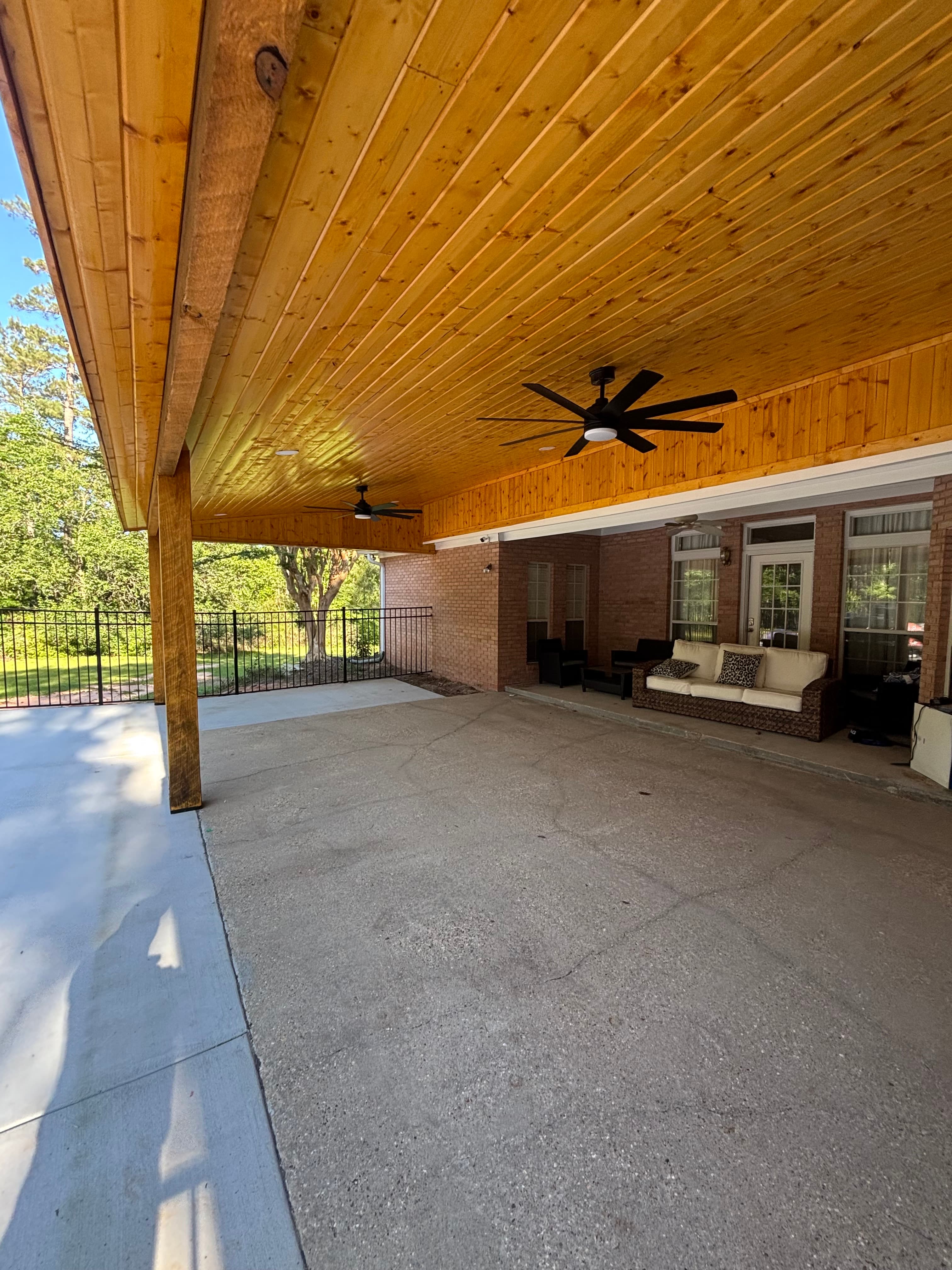 Brookhaven Ms Custom Single Slope Patio Cover - view 4